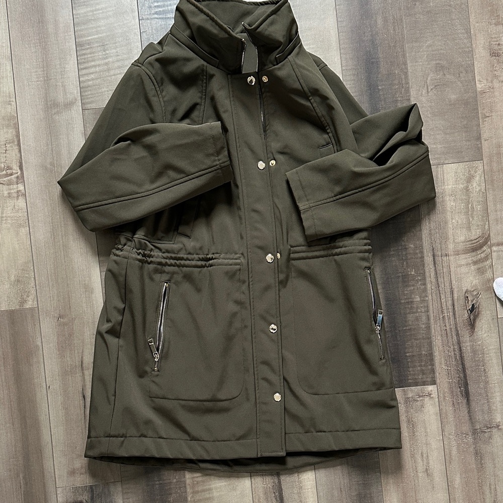 Nine West Dark Olive Coat